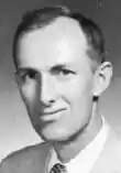 Under this photo in an AC yearbook from 1959, Herman Hoeh is listed as dean of the college, professor of history and German, associate professor of theologyb.